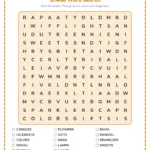 Diwali activity pack with a word search and scramble