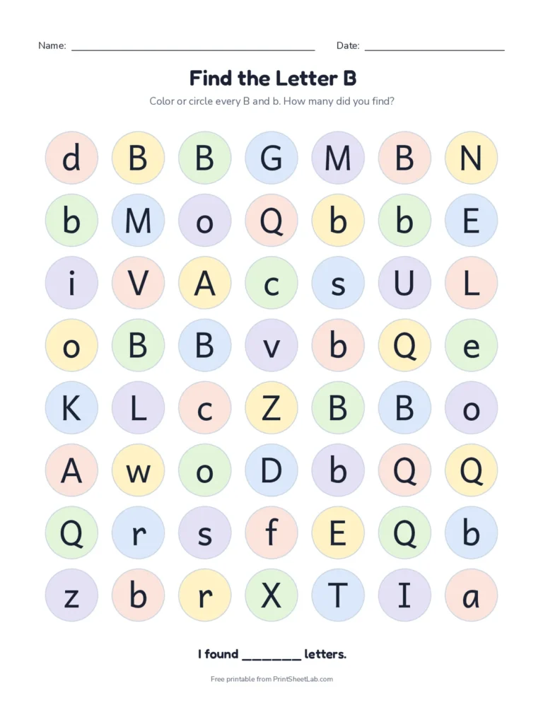 Find the letter worksheets for tricky letters b, d, p, q, m and w with answer key