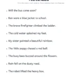 Nouns worksheet preview
