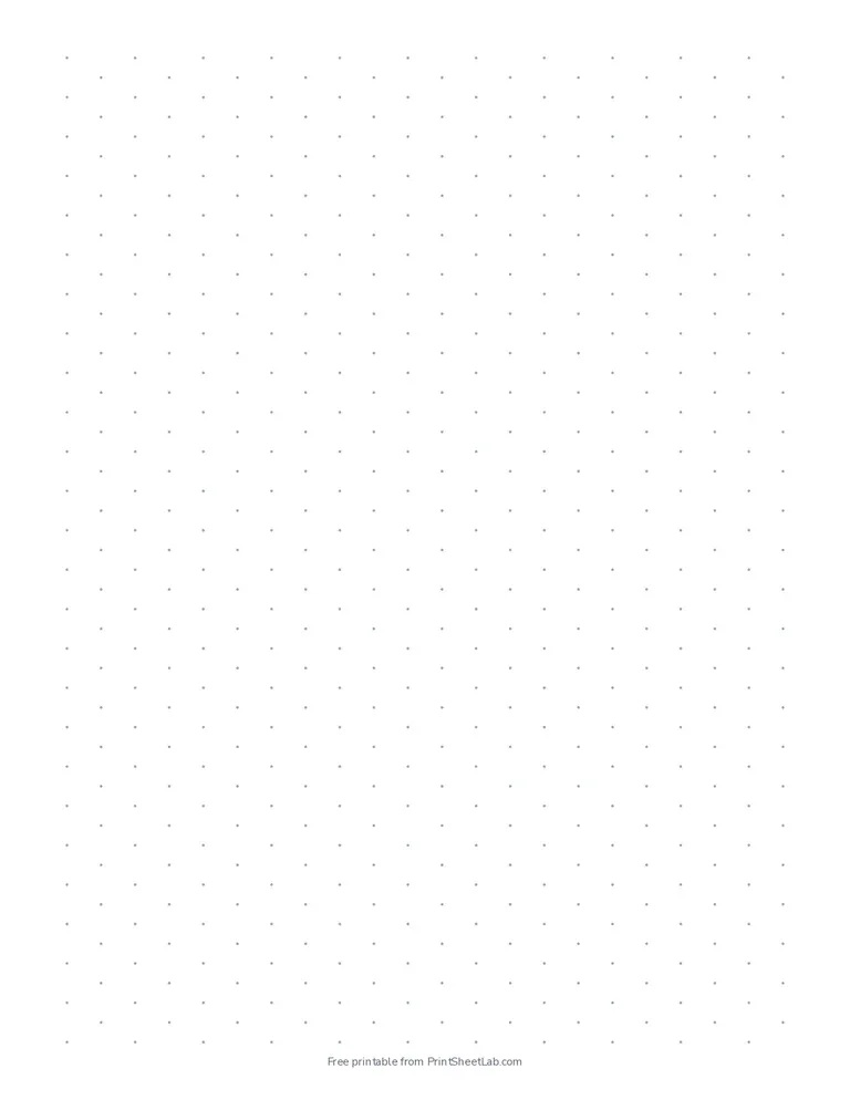 Isometric dot paper with dots 1 cm apart on a triangular grid