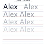 Name tracing page