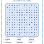 New Year Worksheets for Kids preview