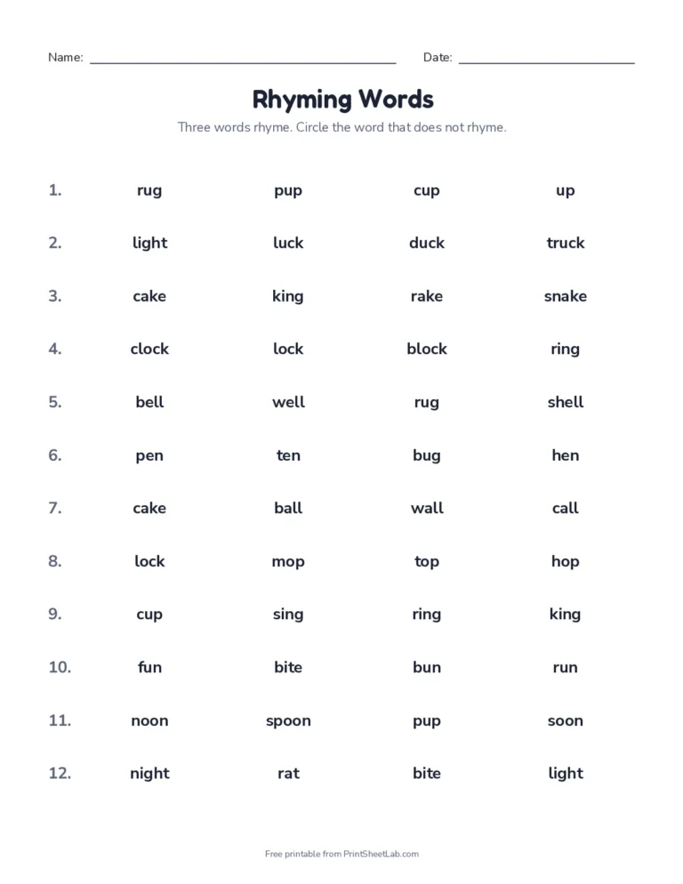 Odd one out worksheet with answer key