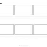Storyboard template