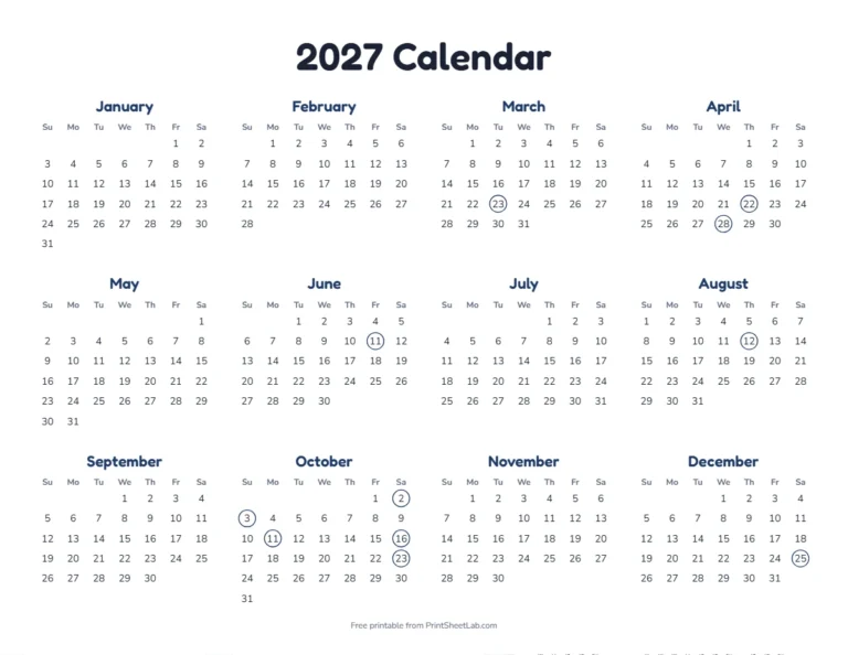 Jewish holidays 2027 calendar: year at a glance