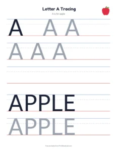 preschool letter tracing worksheets: vowels