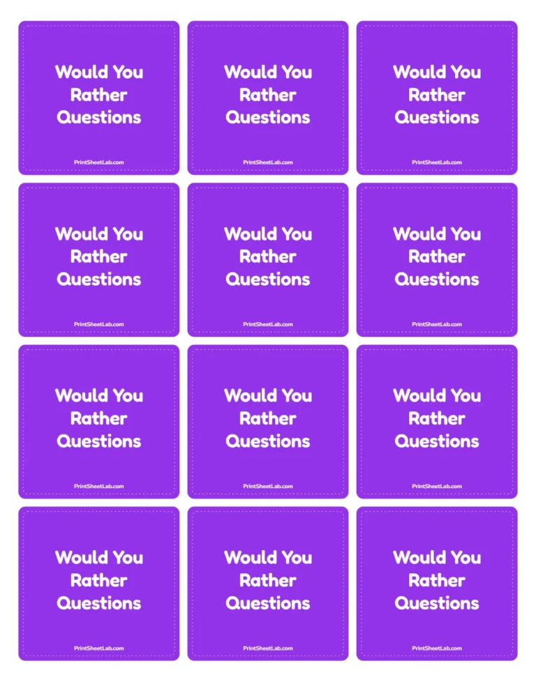 Would you rather questions card backs to print on the reverse of the cards